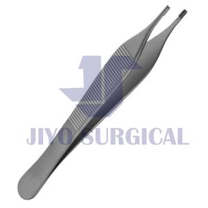 Pince à tissu brun Adson Pince à saisir les dents fines avec embouts droits Manuel de haute qualité approuvé ISO & CE Meilleures ventes - Product Image 3