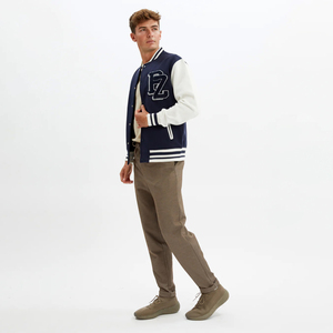 Custom Made Premium Quality Varsity <b>Jacket</b> for Men Stand Collar <b>Waterproof</b> Front Logo <b>Long</b> Sleeve Adult Size for Sale - Product Image 6