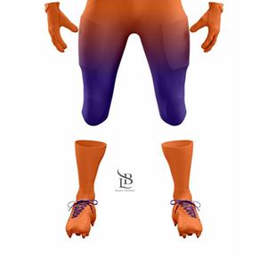 ชุดเครื่องแบบอเมริกันฟุตบอลแขนสั้นสำหรับผู้ชายระบายอากาศได้ดีสินค้ามาใหม่ - Product Image 2