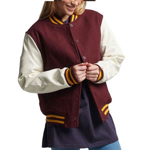 Custom <b>Women</b> Varsity <b>Jacket</b> With Embroidered Logo College Street Style Fashion Wear - Product Image 1