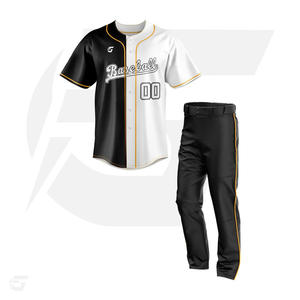 2025ชุดเครื่องแบบทีมเบสบอลใส่สบายสไตล์ใหม่ชุดเครื่องแบบทีมเจอร์ซี่กางเกงดีไซน์ตามสั่ง - Product Image 2