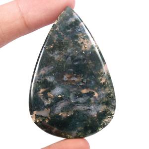 Piedra preciosa de ágata de musgo Natural de 100% encontrado raro, piedra preciosa suelta de ágata de musgo, piedra preciosa de cabujón de alta calidad para la fabricación de joyas, gemas Wow - Product Image 3