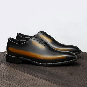 Zapatos Oxford para hombre 2026, nuevo modelo con cambio de color, degradado rojo y negro, zapatos formales para novio, zapatos de boda - Product Image 5
