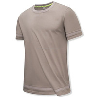 Camiseta de manga corta para hombre con impresión de logotipo personalizado de alta calidad de fábrica directa 100% algodón Terry Muestra gratis disponible Estilo OEM