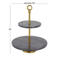 Ensemble de 3 supports à gâteau et à dessert ronds en or rose poli Qualité supérieure Différentes tailles Supports à gâteau et à dessert en métal