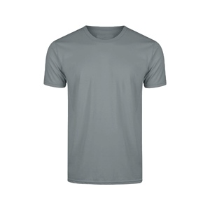 T-shirts basiques pour hommes promotionnels 100% coton col rond manches courtes Impression de logo personnalisé Taille américaine Coupe classique T-shirts pour hommes - Product Image 1