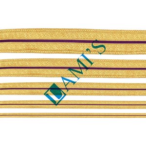 Diseño personalizado oro trenza encaje venta al por mayor metálico oro trenza Galloone Tresse litúrgico vestido trenza de encaje - Product Image 2