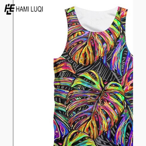 Camiseta sin mangas deportiva de poliéster con estilo para hombre, camiseta de culturismo informal de talla grande, transpirable, entrenamiento de verano, sublimación de confianza - Product Image 5