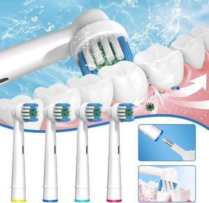 360-Occlusal Surface Clean <b>Round</b> Toothbrush Head Refills Generic for Oral Bs Electric <b>Brush</b> Heads Wholesale Factory - Product Image 2