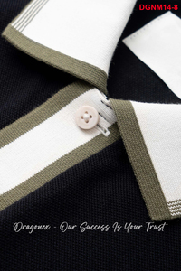 Polo extensible de luxe pour hommes en 100% coton tissu absorbant la sueur T-shirt de créateur marques célèbres vente chaude 2024 nouveau - Product Image 4