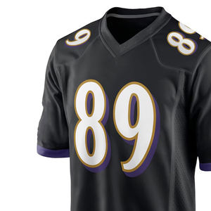 2025 camisetas de fútbol americano personalizadas para hombres de alta calidad al por mayor equipo deportivo uniforme de secado rápido diseño impreso de manga corta - Product Image 4