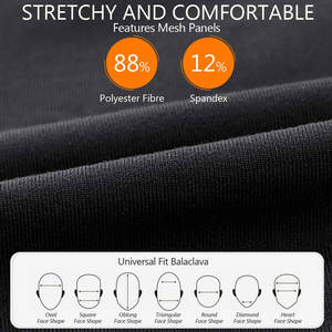 Balaclava de haute qualité, design personnalisé, couvre-visage léger en polyester, livraison DDP - Product Image 5