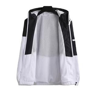 Veste coupe-vent réversible en toile imperméable grande taille, légère, design personnalisé OEM pour les activités sportives et de plein air - Product Image 2