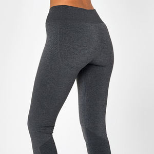 Vêtements de sport taille haute OEM Leggings de compression avec logo personnalisé/Nouvel arrivage Leggings délavés à l'acide sans couture et à séchage rapide pour femmes - Product Image 6
