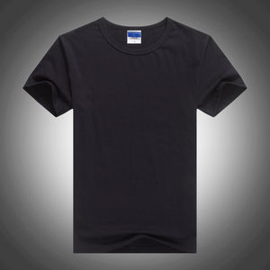เสื้อยืดคอกลมแขนสั้นสำหรับผู้ชายผ้าคอตตอน100% OEM - Product Image 1