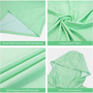 Chemises à capuche à manches longues pour hommes pour la pêche avec options de personnalisation tissu respirant conception OEM pour le vrac et les vêtements d'équipe - Product Image 5