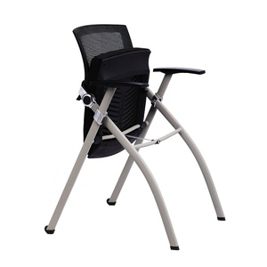 Bambi 01 BFGX002 Folding Office <b>Chair</b> Lift Style with Adjustable Height Mesh Backrest <b>Padded</b> Cushion Made of Foam Fabric PP - Product Image 2