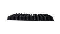 Barquettes à semis transparentes réutilisables ultra-flexibles à 104 cellules avec trous de drainage, en plastique agricole robuste et écologique