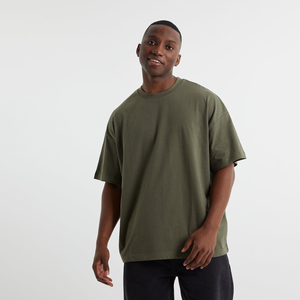 T-shirt surdimensionné respirant pour hommes T-shirt surdimensionné en gros T-shirt Hip Hop grande taille pour hommes entièrement personnalisé - Product Image 4