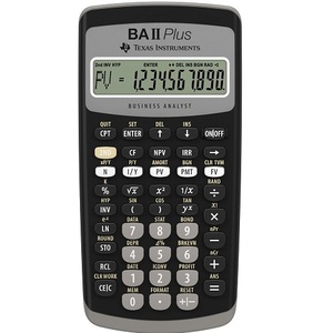 Nuevas Calculadoras Financieras Texas Instruments BA II Plus Negras - Product Image 1