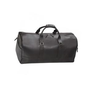 Sac de voyage à fermeture éclair avec Logo personnalisé de couleur noire - Product Image 1