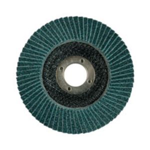 Disco in zirconio per lucidare acciaio inossidabile, ferro, granito e vetro, grana 60, 115 mm (Mota DFZ1060) - Product Image 1
