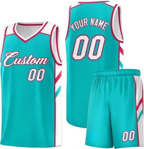 Nuevo diseño 2025, uniformes de baloncesto de poliéster transpirable con estampado de sublimación, conjunto de chalecos y pantalones cortos de secado rápido ODM, Kits de equipo - Product Image 5