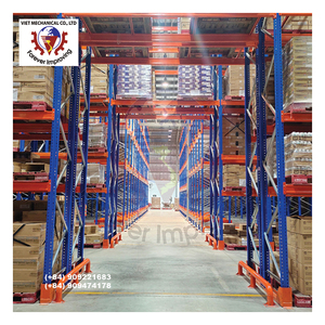 Vietnam's UPRIGHT DEXION Mechanical Radio Shuttle Vehicle Rack Corrosion Protection Green Steel Construction Automatic Pallet - Product Image 1