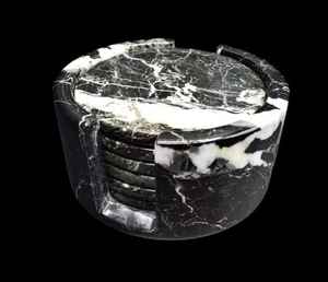 จานรองแก้วหินอีพ็อกซี่ทำด้วยมือชุดจานรองแก้วหินอ่อนอาเกตของขวัญส่วนบุคคลอินเดีย - Product Image 2