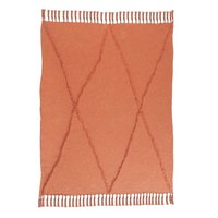 Plaid de luxe écologique 100 % coton tufté tricoté à franges style bohème marocain avec pompons pour salon
