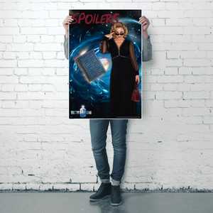 Diseño moderno para fanáticos de Doctor Who, póster con marco negro, arte de pared - Product Image 5