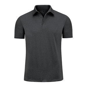 Camiseta de Manga Corta para Hombre, Antiarrugas, de Punto Sólido, 100% Algodón - Product Image 3