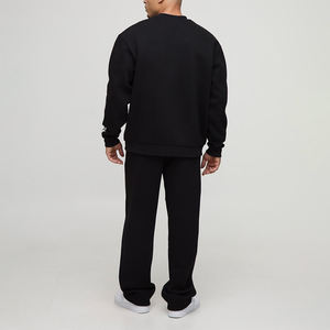 Ensemble de survêtement pour homme 2 pièces, personnalisé OEM 2026, en coton épais, style vintage délavé à l'acide et effet soleil, avec fermeture éclair - Product Image 4