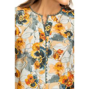 Conjunto de 2 Piezas para Mujer, Informal, Gris, Estampado, Talla XXS, Estilo Crepé, para Primavera/Verano - Product Image 6