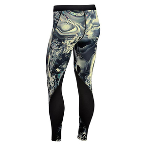 Breathable Lightweight Women's High Waist Knee-Length Anti-Bacterial Custom Logo Sublimated Sports Workout <b>Leggings</b> - Product Image 4
