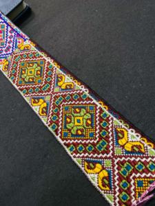 Exclusive Multi-Color Geometric Zari Jacquard Lace Trim <b>Ribbon</b> <b>Decorative</b> Craft Sewing Apparel Saree Lehenga Wholesale Bulk - Product Image 6