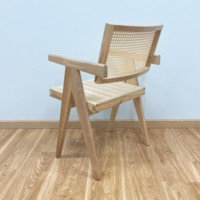 Chaise de salle à manger en bois traditionnelle fabriquée au Vietnam, sur mesure, différentes tailles, avec logo gratuit pour la maison ou le bureau