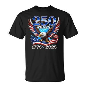 Camiseta Patriótica del 250 Aniversario de Estados Unidos, Celebra con una Elegante Camiseta Promocional - Product Image 1