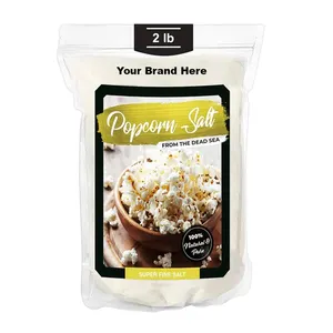 Private Label Premium Popcorn Salt 2lb The Dead Sea condimento Fine testurizzato e gustoso per un perfetto Popping Made in USA