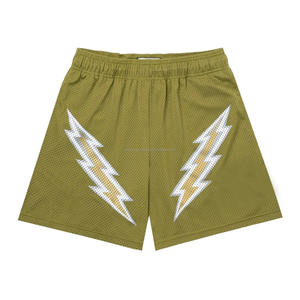 REHEXIMPEX Pantalones Cortos de Malla Personalizados de Verano para Hombre, de Alta Calidad, con Cordón Ajustable, de Secado Rápido, Bordados y con Estampado Personalizado OEM - Product Image 4