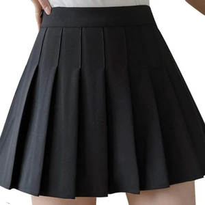 Mini-jupe tendance décontractée à boutons respirante et écologique pour femmes, couleur personnalisée, service OEM, prix de gros - Product Image 2