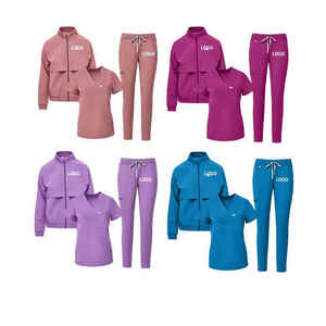 เสื้อแจ็กเก็ตโรงพยาบาลแขนยาวระบายอากาศได้ดีชุดพยาบาลชุดเสื้อแจ็คเก็ตแบบตรงสำหรับพยาบาลกำหนดได้เอง2024 - Product Image 1