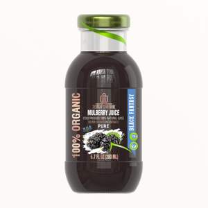 Jugo de Morera 100% Orgánico, Jugo de Morera Orgánico Natural de Georgia en Botellas de 200ml/300ml/750ml/1l - Product Image 1