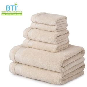 Khăn tắm cotton hữu cơ thân thiện với môi trường, kháng khuẩn, chất lượng cao, cao cấp, in theo yêu cầu, bán buôn từ nhà máy - Product Image 5