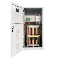 Régulateur de tension industriel de type SBW 300 kVA, triphasé, bobine en cuivre, CE ISO, avec affichage numérique, Trifasico Regulador