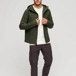 Veste Softshell pour hommes avec logo personnalisé à fermeture éclair complète nouvelle arrivée très vendue au prix de gros - Product Image 5