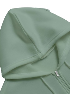 Vente en gros de sweats à capuche pour femmes, élégants, de haute qualité et personnalisés, en coton tricoté respirant, pour l'automne - Product Image 3