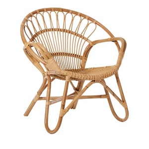 Fauteuils en rotin écologiques au design artisanal moderne, inclinables manuellement, pour intérieur/extérieur et salon/maison de campagne - Product Image 1