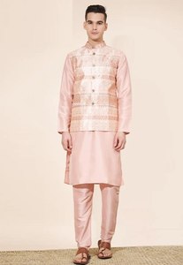 Pyjama Kurta spécial saison de mariage pour hommes par l'exportateur en gros Fabzone - Product Image 5