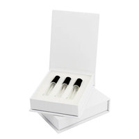 Boîte cadeau de luxe écologique, design unique, pour bouteille de parfum, emballage avec nom de marque imprimé